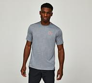 Under Armour UA Tech Vent Geo T-Shirt - Grey - Size S