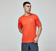 Under Armour Tech Utility Short Sleeved T-Shirt - Orange - Size L