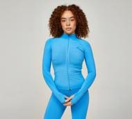 Montirex Womens Evolve 2.0 Seamless Full Zip Jacket - Blue - Size XS