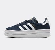 adidas Originals Junior Gazelle Bold Trainer - Black - Size 4