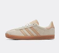 adidas Originals Junior Gazelle Trainer - Beige - Size 5