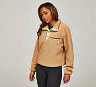Columbia Womens Helvetia Snap Fleece - Beige - Size XS