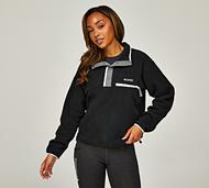 Columbia Womens Helvetia Snap Fleece - Black - Size XS