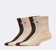adidas Originals Trefoil Crew Sock 6 Pack Sock - Multi - Size 2.5-5