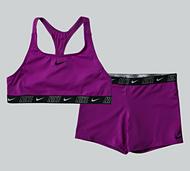 Nike Swim Girls Logo Tape Set - Purple - Size XL/G