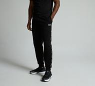 EA7 Logo Tape Series Fleece Jogger - Black - Size S