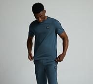 EA7 Logo Tape Series T-Shirt - Grey - Size XS
