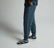 EA7 Logo Tape Series Fleece Jogger - Grey - Size M