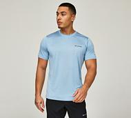 Columbia Hike Crewneck T-Shirt - Blue - Size XS