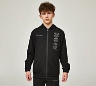 Mercier Junior Badge 2.0 Woven Hoodie - Black - Size S/B