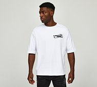 Lorenzo World Sticker T-Shirt - White - Size S