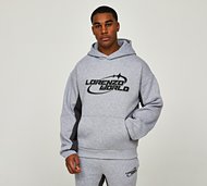 Lorenzo World Overhead Hoodie - Grey - Size S