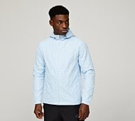 Dripmade Hoax Repeat Stitch Windbreaker - Blue - Size XS