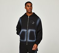 Dripmade Carpenter Spray Full Zip Hoodie - Black - Size S