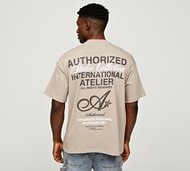 Authorized Atelier Relaxed Fit T-Shirt - Beige - Size XL