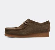 Clarks Wallabee Evo Shoe - Green - Size 7