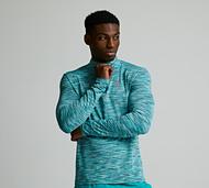 Montirex Trail 2.0 Quarter Zip T-Shirt - Blue - Size S