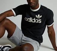 adidas Originals Simple Logo T-Shirt - Black - Size XS