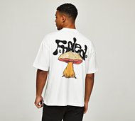 Faded Store Liquid Mushroom T-Shirt - White - Size 2XL