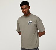 Faded Store Liquid Toad T-Shirt - Green - Size XS