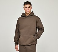 Faded Store Box Fit Hoodie - Brown - Size 2XL
