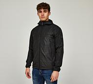 Alessandro Zavetti Riccio AOP Windbreaker - Black - Size XS