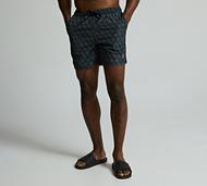 Alessandro Zavetti Lorellino 2.0 Contrast AOP Swimshort - Black - Size XS