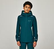 Monterrain Junior Katla Woven Zip Through Hoodie - Green - Size S/B