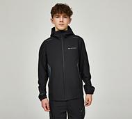 Monterrain Junior Katla Woven Zip Through Hoodie - Black - Size M/B