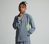 Monterrain Junior Katla Woven Zip Through Hoodie - Grey - Size S/B
