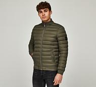 Alessandro Zavetti Tavola Quilted Hybrid Bomber Jacket - Green - Size S