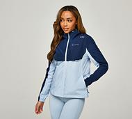 Monterrain Womens Chase Running Windbreaker - Blue - Size S
