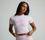 Monterrain Womens Glide Baby T-Shirt - Pink - Size L