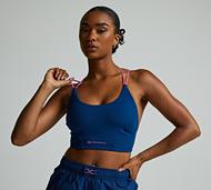 Monterrain Womens Energy Strappy Cropped Vest - Blue - Size XS
