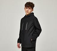 Zavetti Canada Junior Tavoleto Windbreaker - Black - Size S/B