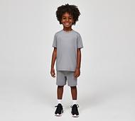 Zavetti Canada Nursery Verozo Poly T Shirt and Shorts Set - Grey - Size 4-5Y