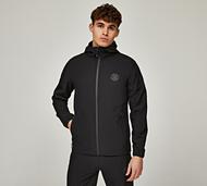 Zavetti Canada Meratio Woven Full Zip Hoodie - Black - Size L