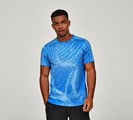 Monterrain Quantum Jacquard T-Shirt - Blue - Size S