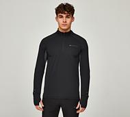 Monterrain Interval Long Sleeve Quarter Zip Top - Black - Size L