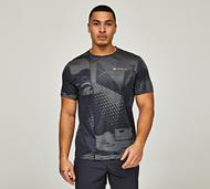 Monterrain Divide Jacquard T-Shirt - Grey - Size XS