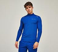 Monterrain Lyder 3.0 Quarter Zip Long Sleeve T-Shirt - Blue - Size XS