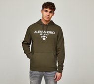 Alessandro Zavetti Dalore Overhead Hoodie - Green - Size M