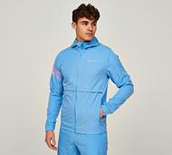 Monterrain Distance Woven Hoodie - Blue - Size S