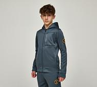 Zavetti Canada Junior Firronino Full Zip Hoodie - Grey - Size L/B