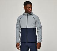 Zavetti Canada Vellatori Woven Zip Through Hoodie - Navy - Size XS