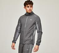Alpyrex Delta Zip Through Hoodie - Grey - Size 2XL