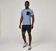 Closure London Nylon Pocket T-Shirt and Short Set - Blue - Size XS