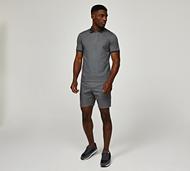 Closure London Jacquard Polo Twinset - Grey - Size XS