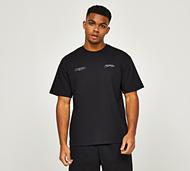 Closure London Relaxed Stacked Varsity T-Shirt - Black - Size L