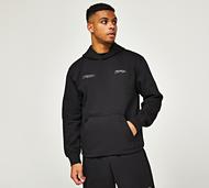 Closure London Stacked Varsity Hoodie - Black - Size S